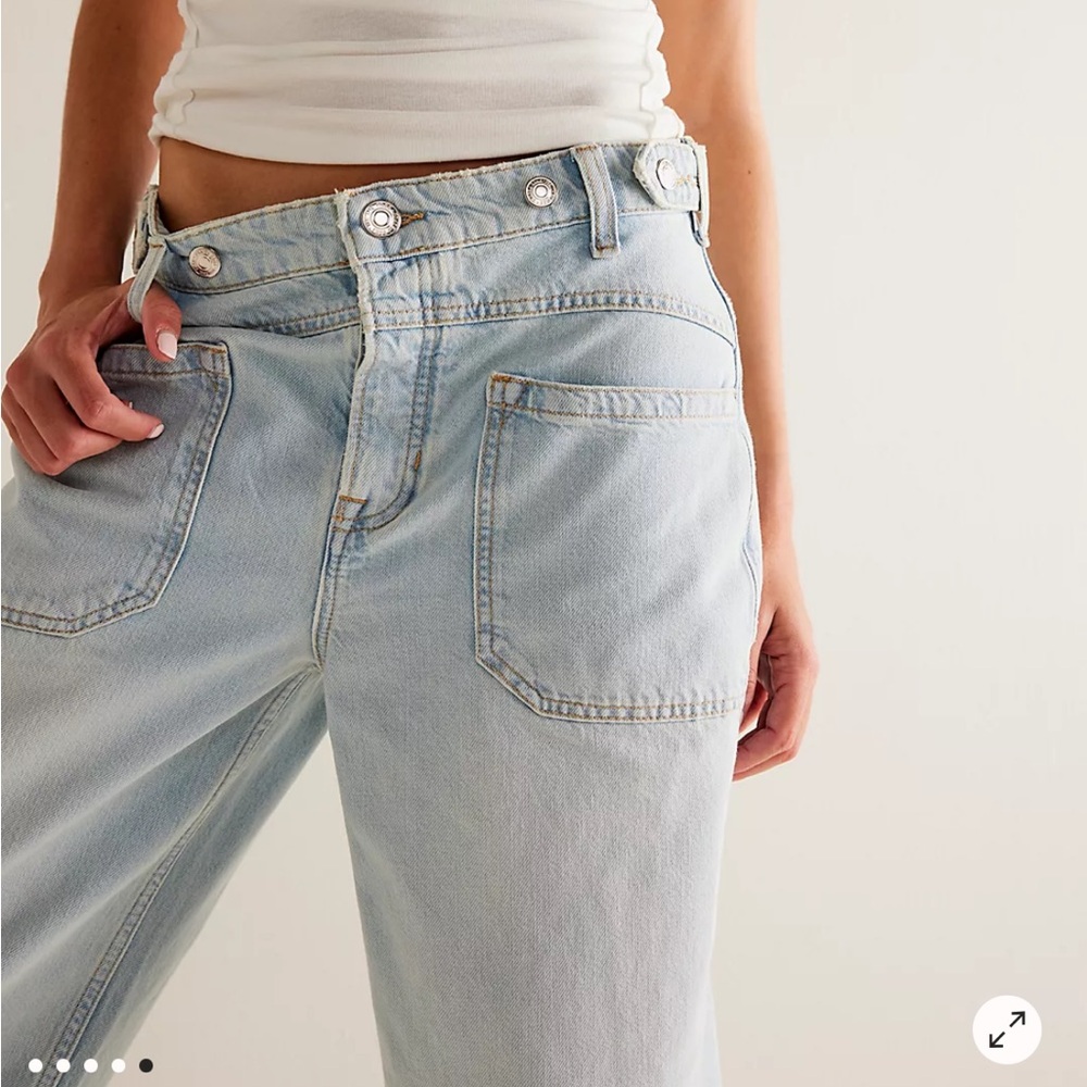 Free People We The Free Palmer Cuffed Jeans